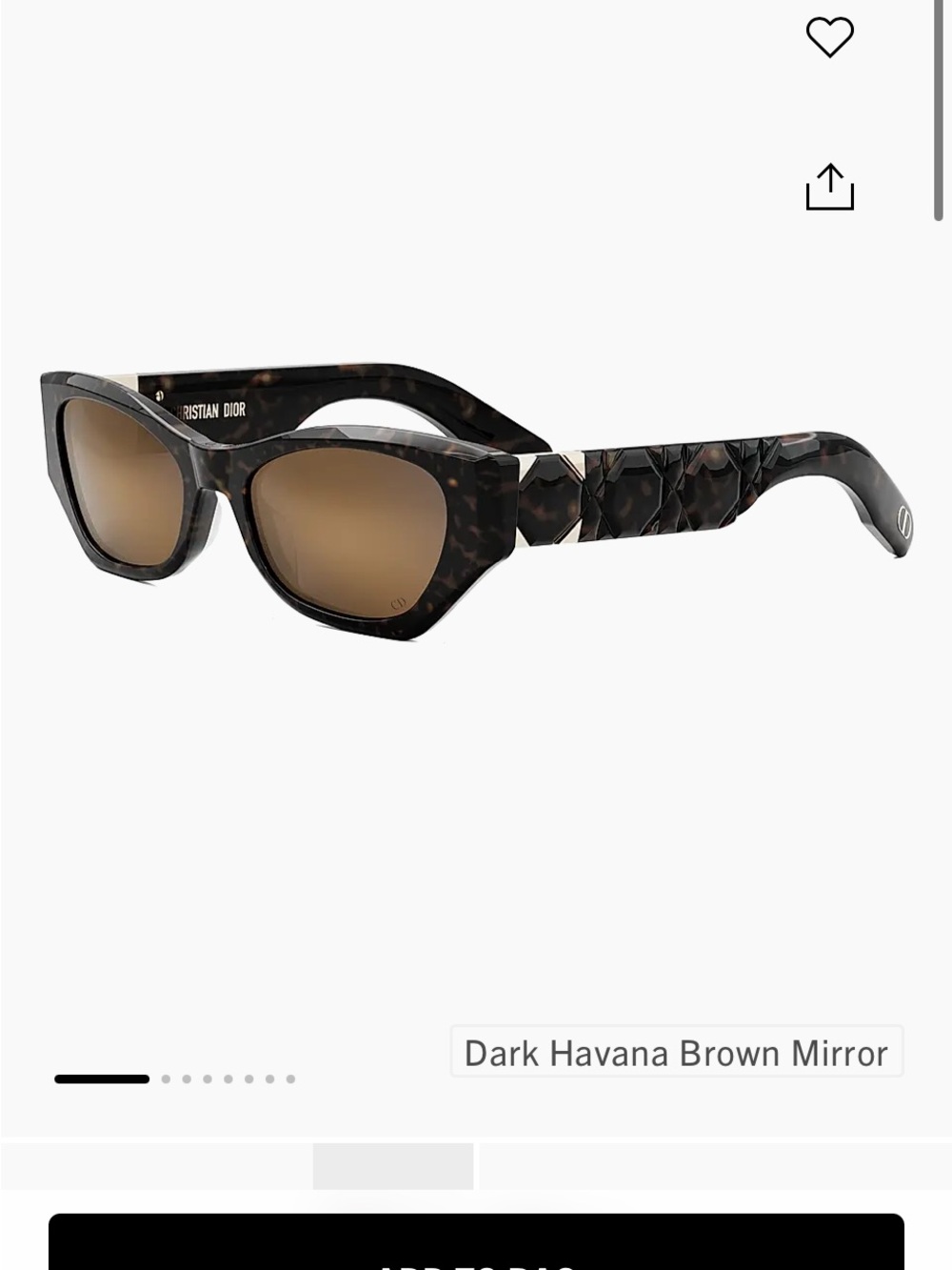 Dior Lady 95.22 B1I Butterfly Sunglasses